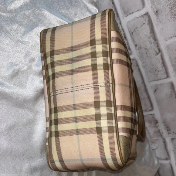 Burberry Pink Nova Check Satchel - Picture 7 of 16